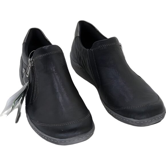Remonte Rieker Liv 28 All-Weather Slip-On Shoe Black Zip US 7.5 EU 38 - Picture 1 of 6